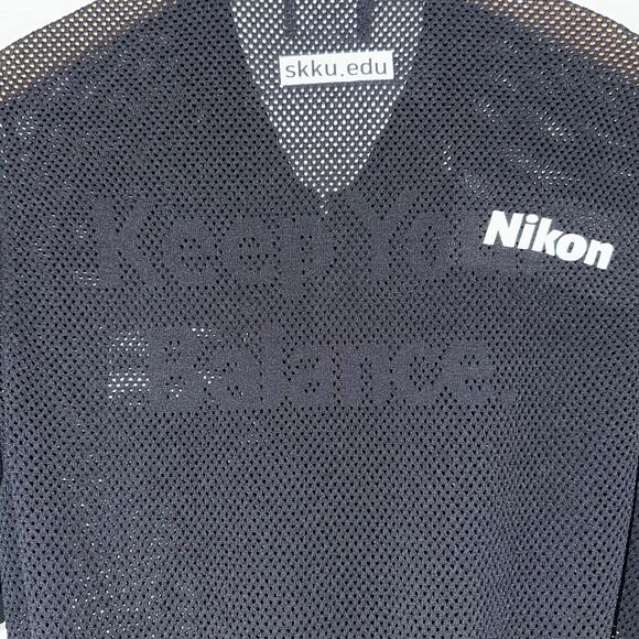 LPGA Black Mesh Sponsored Golf Short Sleeve Polo Top Size Medium - Picture 12 of 14